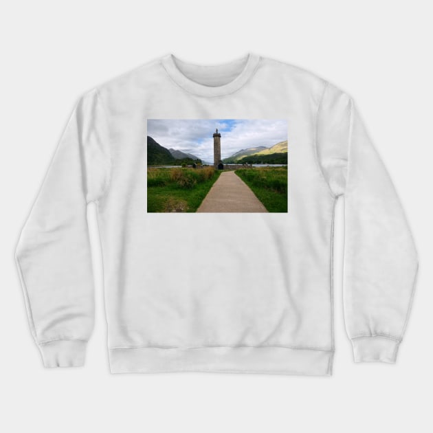 Glenfinnan Monument Crewneck Sweatshirt by StephenJSmith